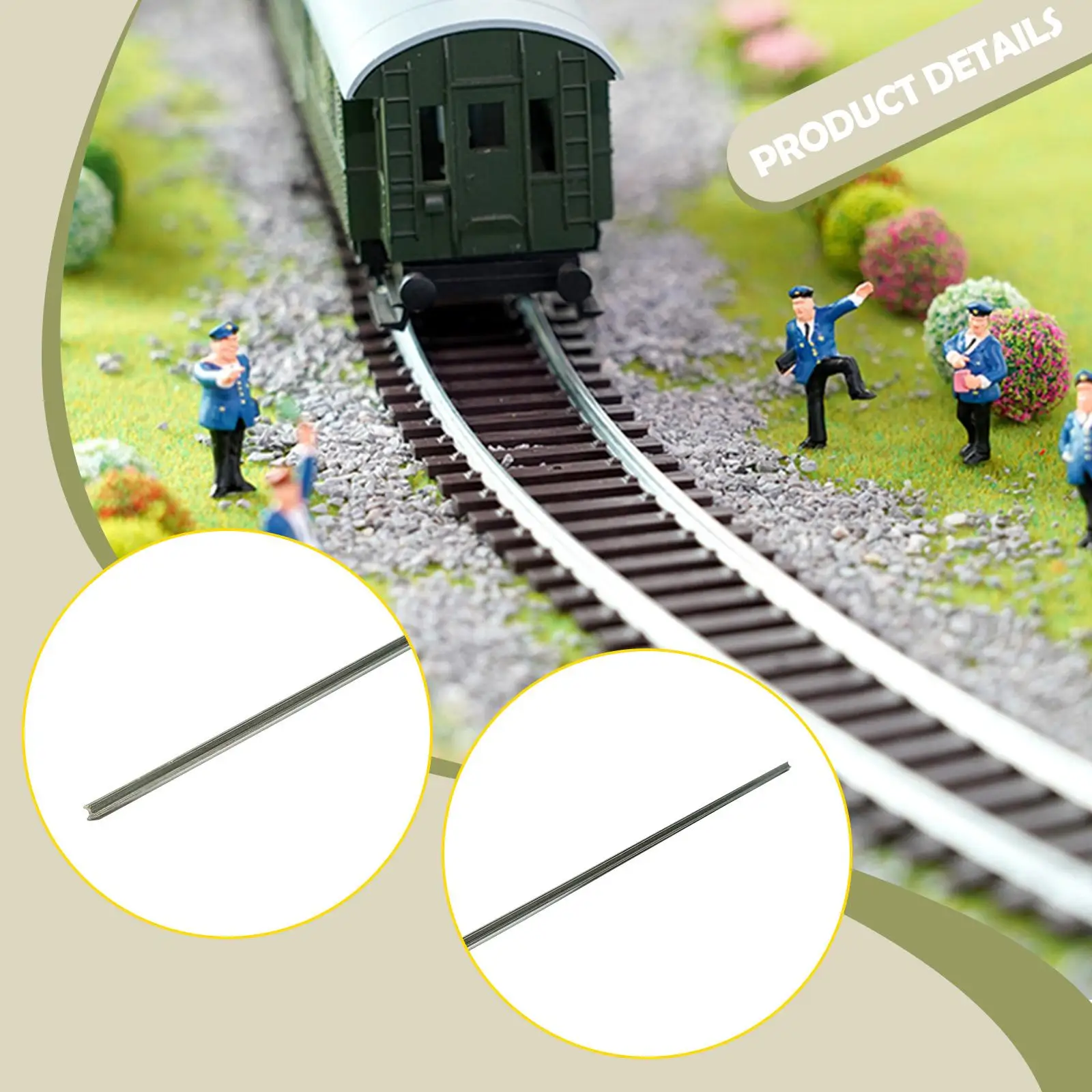 Model Train Track Rail Joiners Universal Alloy Connector for N Scale Treadmill Track Roller Reliable Practical Parts