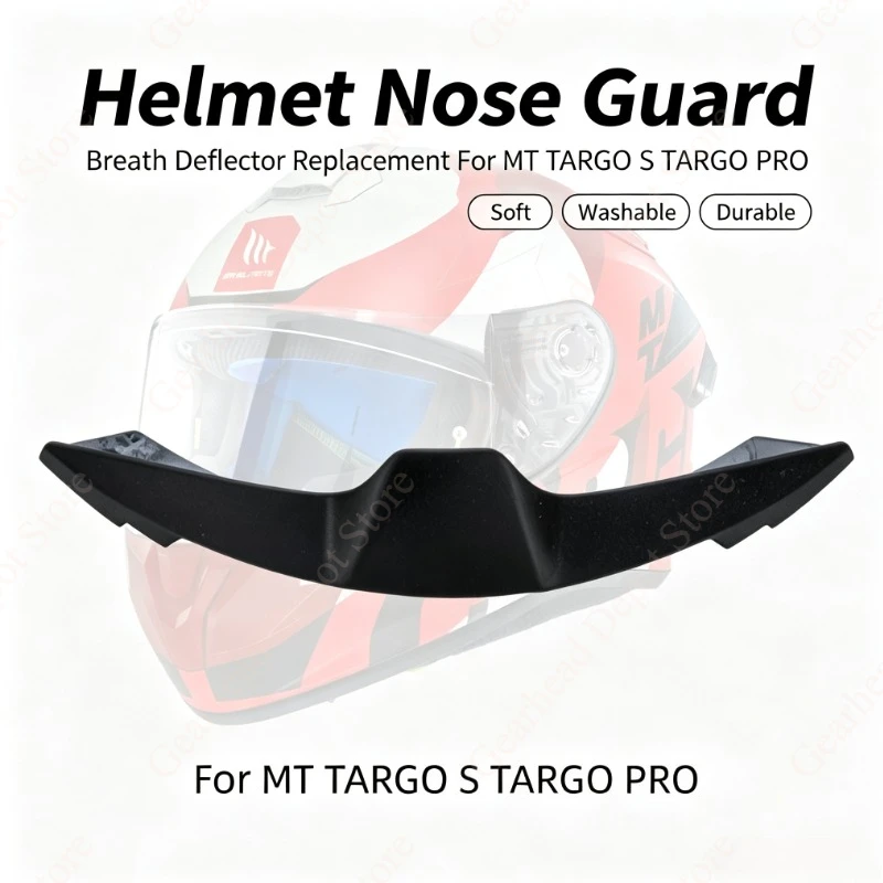 Helmet Nose Guard Breath Deflector Original Replacement Parts For MT TARGO S TARGO PRO Soft Washable