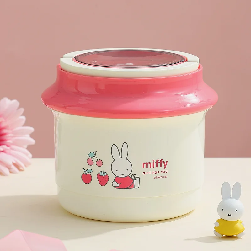 

Kawaii Stainless Steel Insulated Lunch Box Insulated Stew Pot for Work Portable Insulated Bucket for Students Girl's Gifts Toys