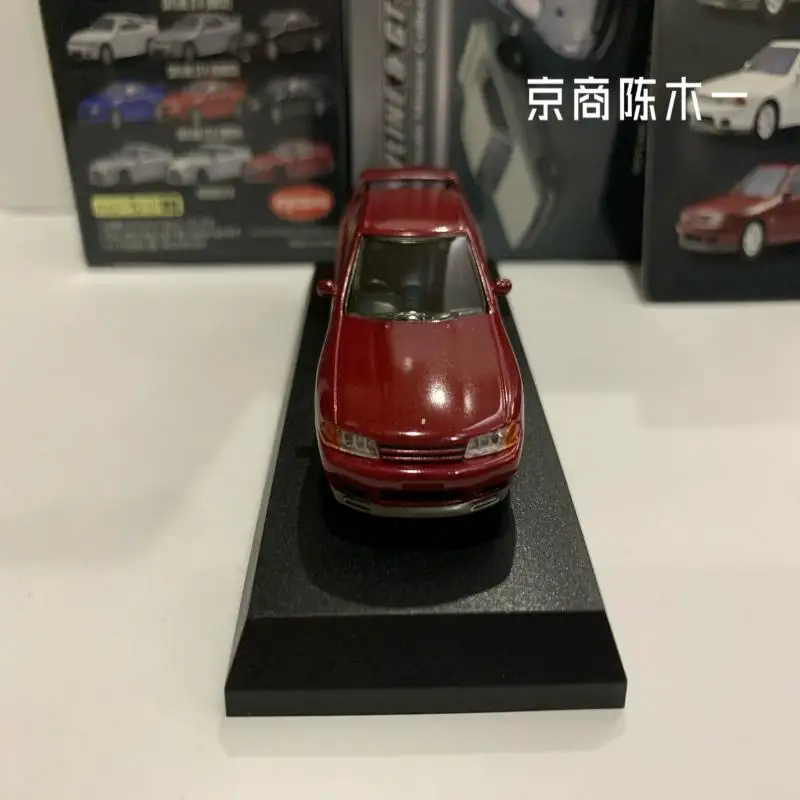 1:64 كيوشو نيسان أفق GT-R BNR32 دييكاست مجموعة محاكاة سبيكة سيارة نموذج ألعاب أطفال