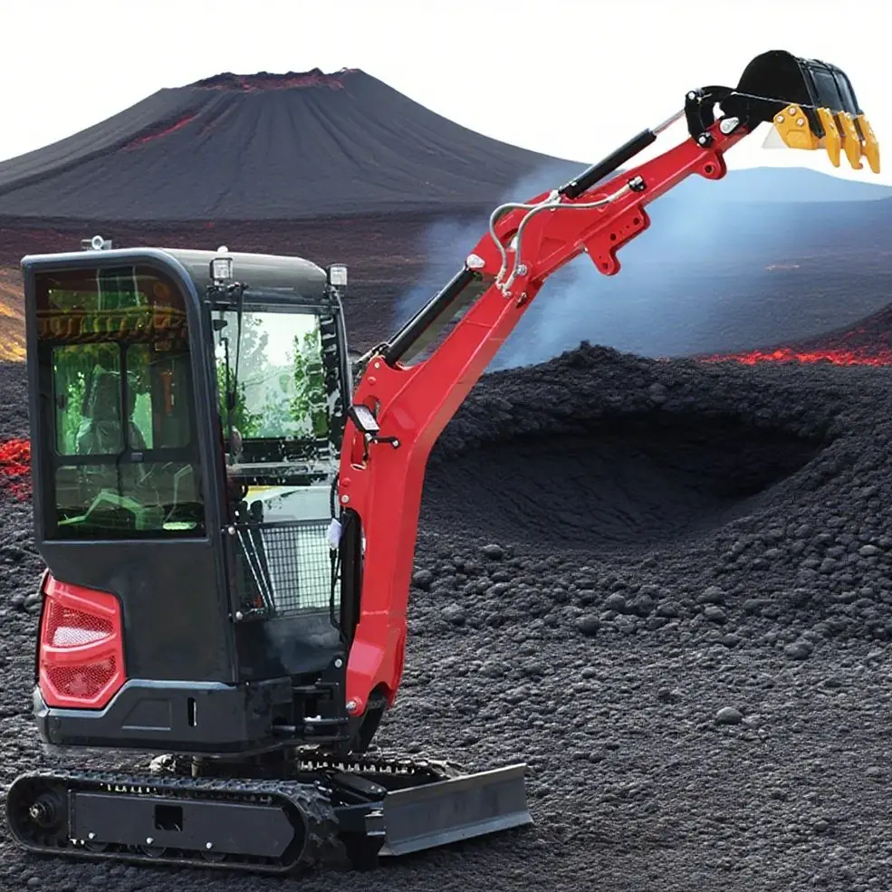 

Small excavator hydraulic compact mechanical equipment 1.8 tons new machine for sale