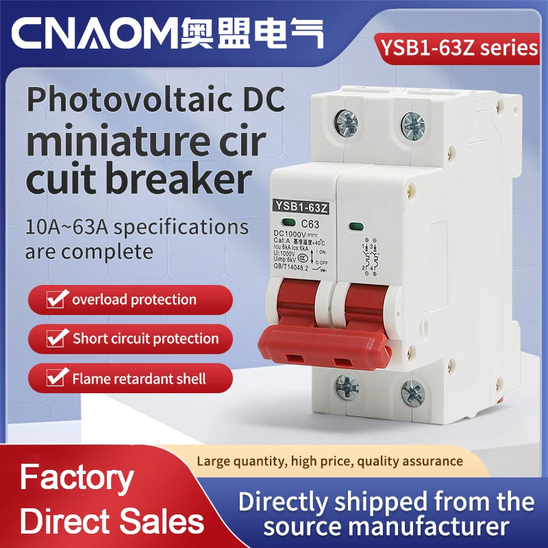 1P 2P Dc Mcb 12V 24…