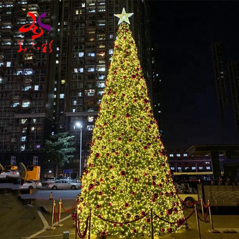 

custom.Custom commercial 5m 6m 7m 10m 15m 20m 25m 30m 40m 50m large outdoor tree with light for shopping mall h