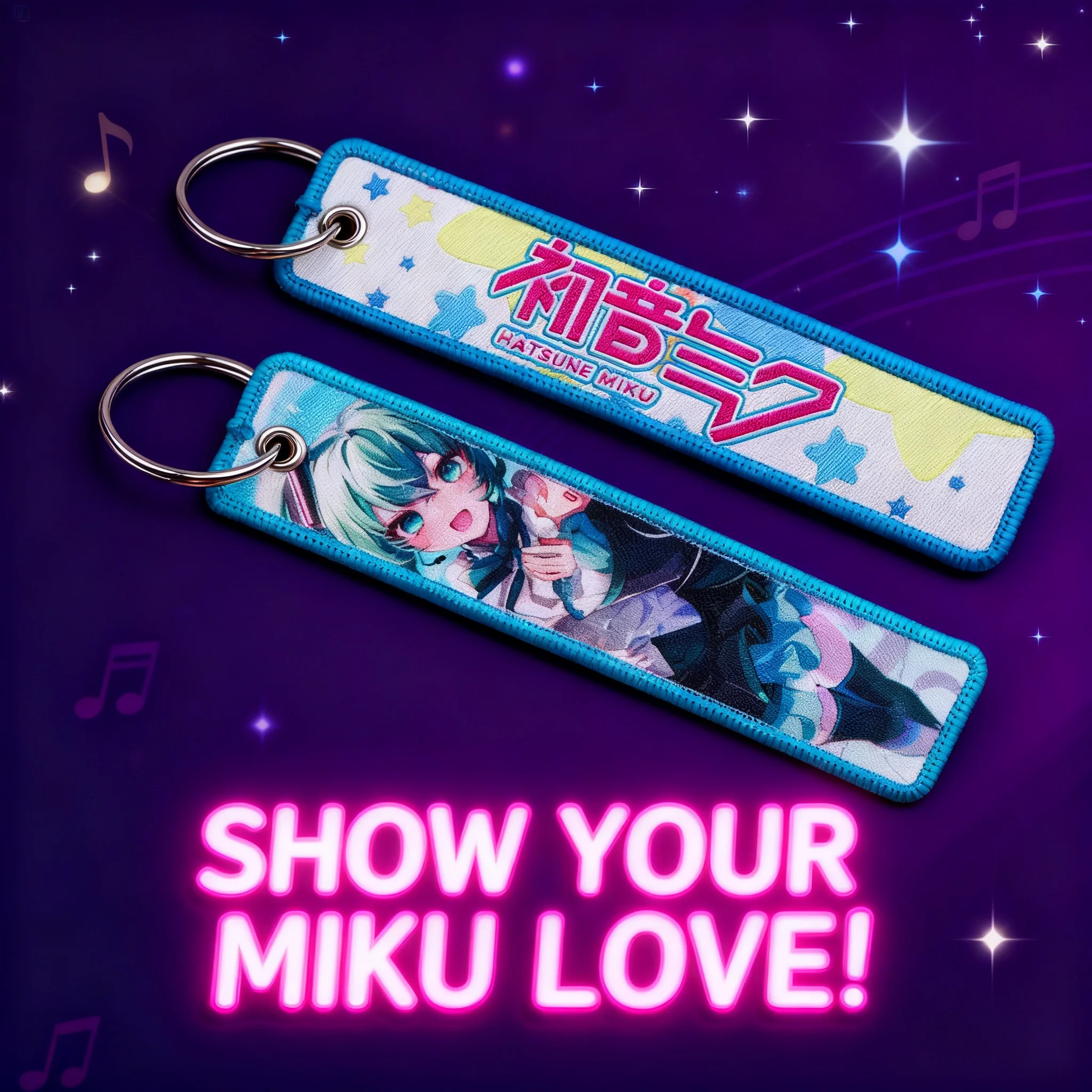 

Брелок для ключей в стиле аниме Хацунэ Мику, японский стиль, подвеска для мотоцикла, короткая тканевая лента, аксессуары для косплея