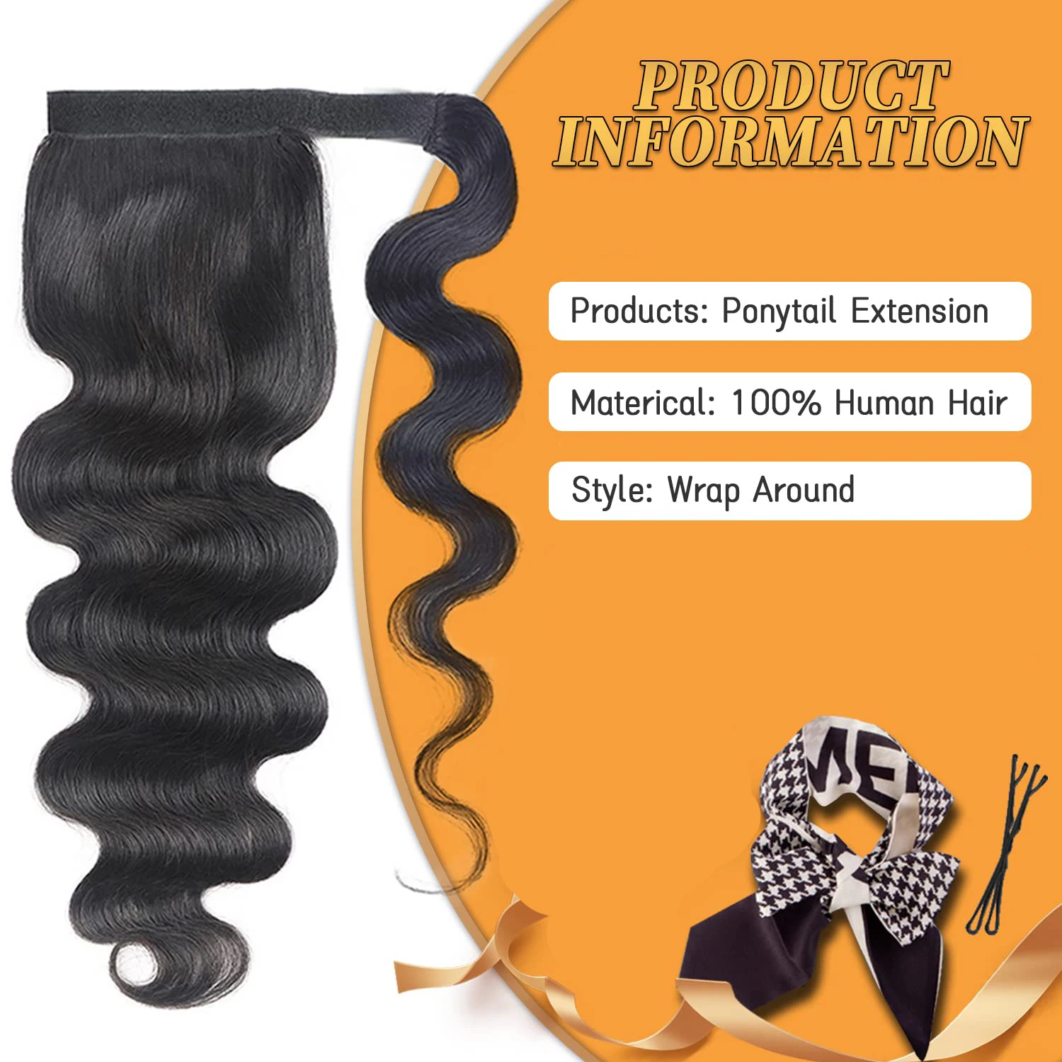 Thumbnail 3 - #44 Ranked Human Hair Wrap Ponytails Picks in 2026