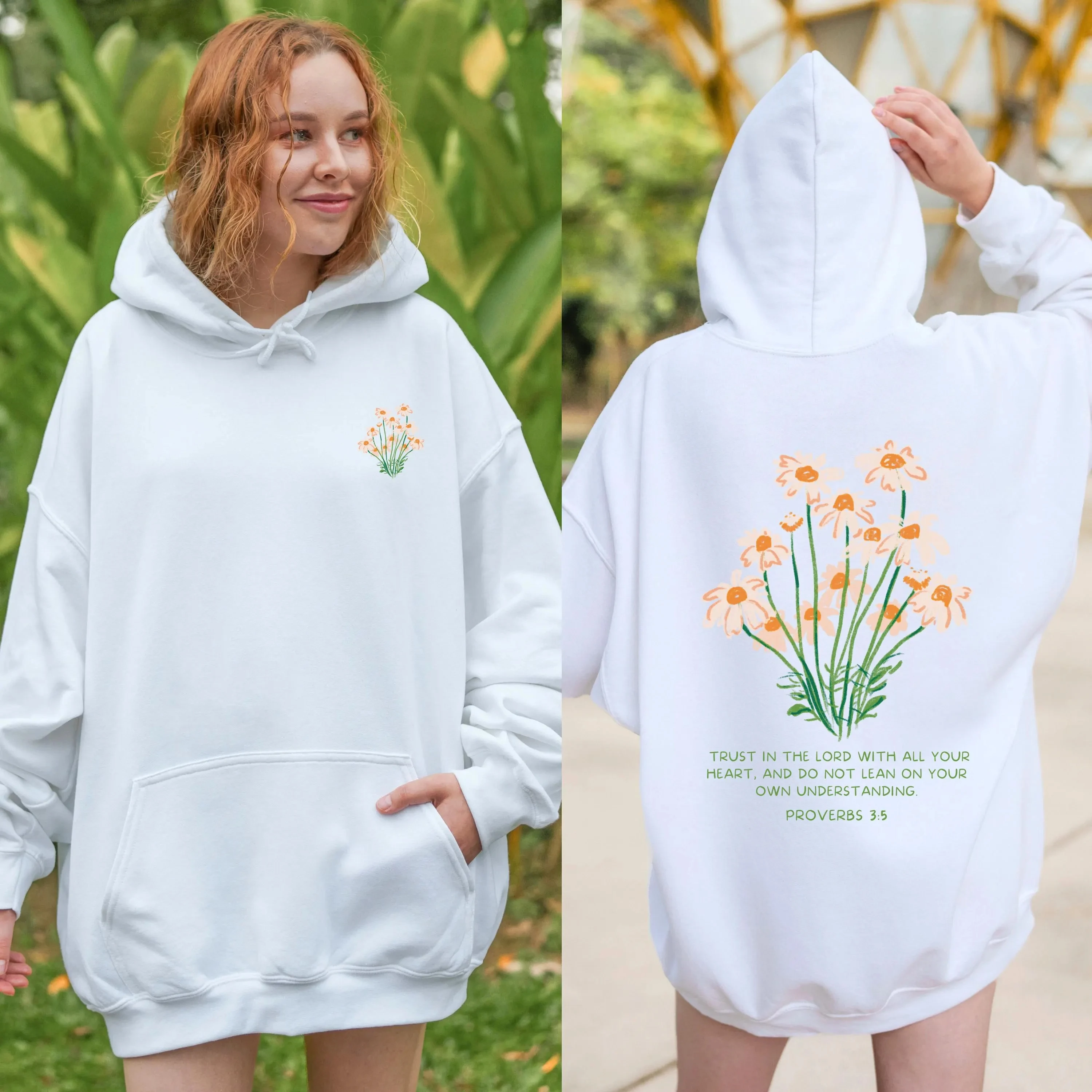 

Trust in The Lord Hoodie Men's and Women's Long Sleeve Sweatshirt Pullover Y2k Tops Fashion Autumn and Winter Clothing Hoodies