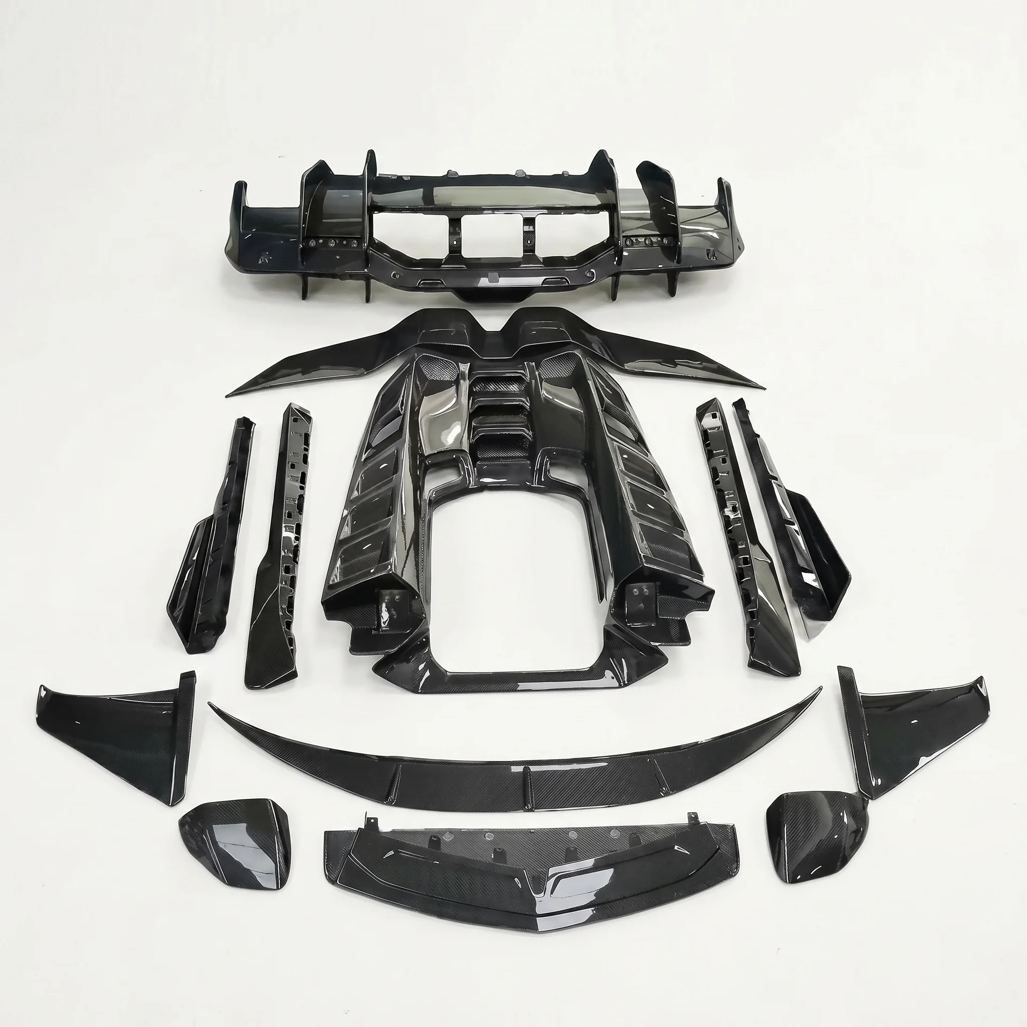 High Performance Carbon Fiber Body Kit Fits for Lamborghini Aventador Widebody Aero Parts - ±0.5mm Precision Fitment
