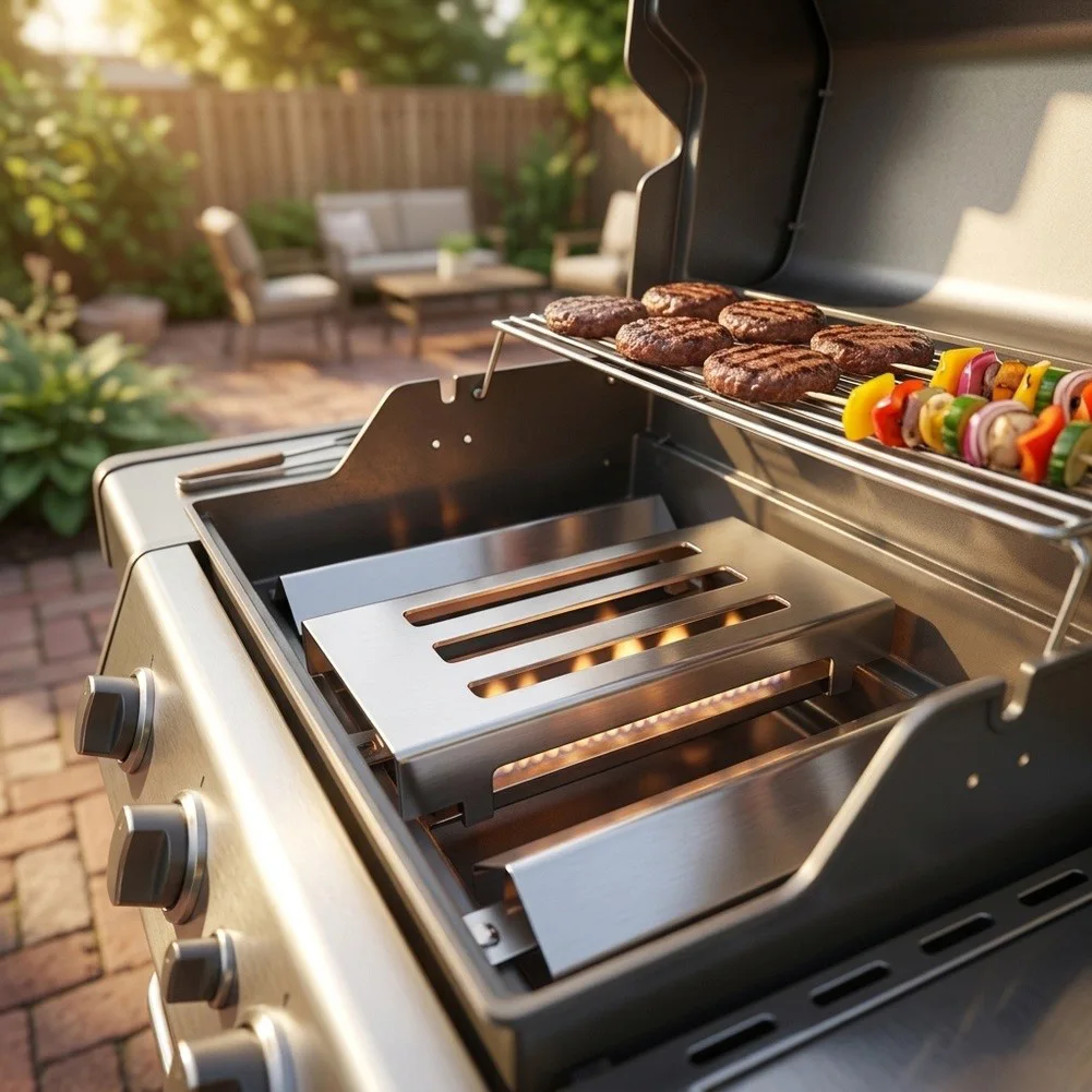 Heat Deflector 67060 For Weber Spirit= II 200 300 Series=E210=S310=E320 Grills 2017+ Replace Part For Even Cooking And Grease