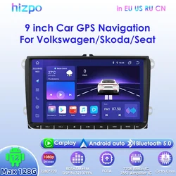 Hizpo 9inch android autoradio automobil stereo für vw volkswagen golf passat b6 b7 skoda sitz octavia polo tiguan carplay