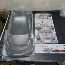 WR001 1/8 Ford Fiesta WRC Clear body shell larghezza 240mm per RC Rally car 300mm interasse HPI WR8