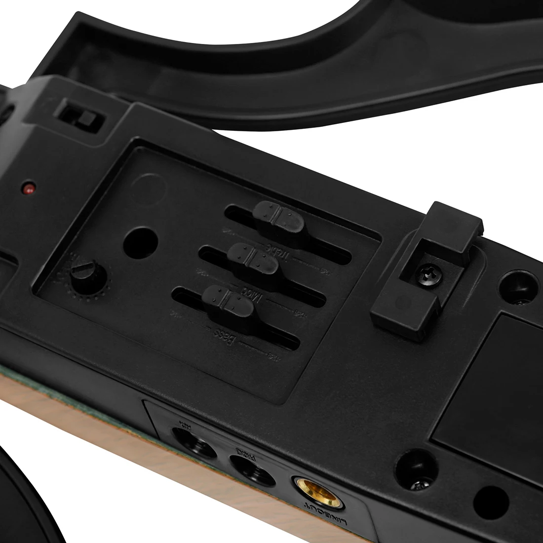 كمان كهربائي 4/4 كمان كربوني احترافي بدون رأس مع كابل سماعة رأس على شكل فيونكة وملحقات حقيبة حمل بقية الكتف