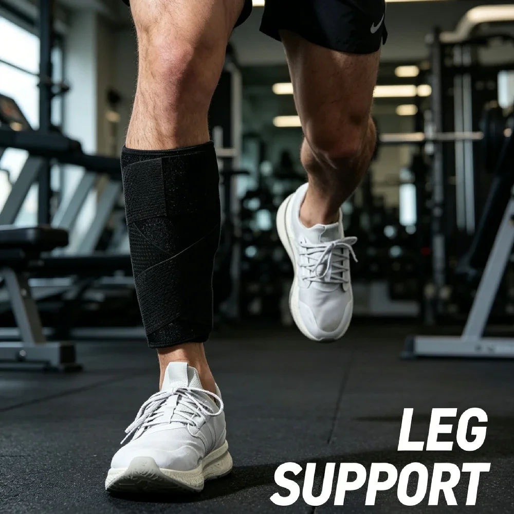 1PCS Breathable Leg Calf Support Wrap Muscle Strain and Swelling, Ideal for Running, Hiking, Cycling, Workout and Outdoor Sports