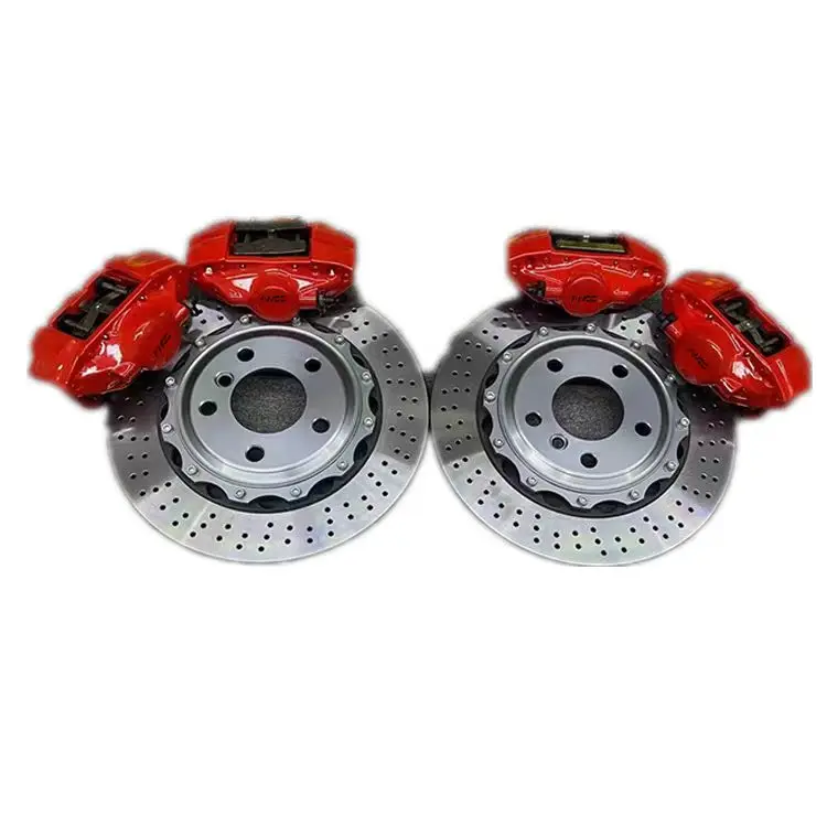 Brake Kit With Track Drift Double Calipers 2 Pistons Discs Pads Hose Brackets For Nissan Silvia S15