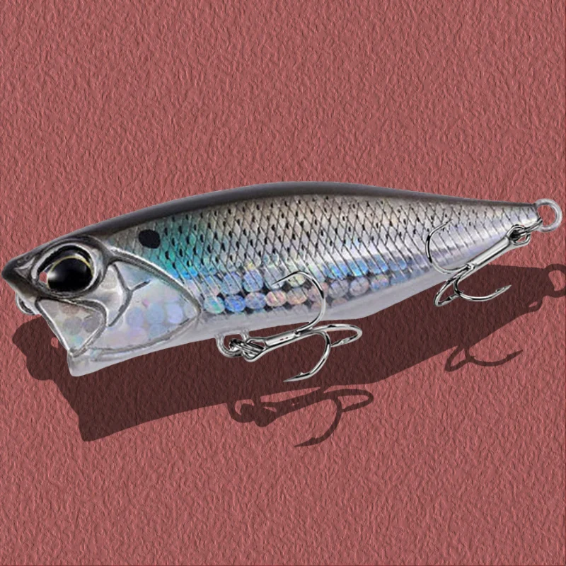 توبواتر الصيد السحر بوبر خشخيشة الطعوم العائمة الاصطناعي 9 جرام 64 مللي متر ل باس سمك السلمون المرقط معدات الصيد الثنائي واقعية بوبر 64