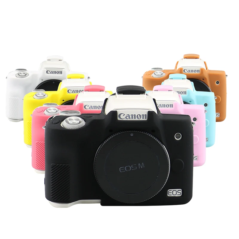 

M50 Silicone Armor Skin Case Body Cover Protector for Canon EOS M50 Mark II EOS M 50 II Digital Camera Inner Soft Bag