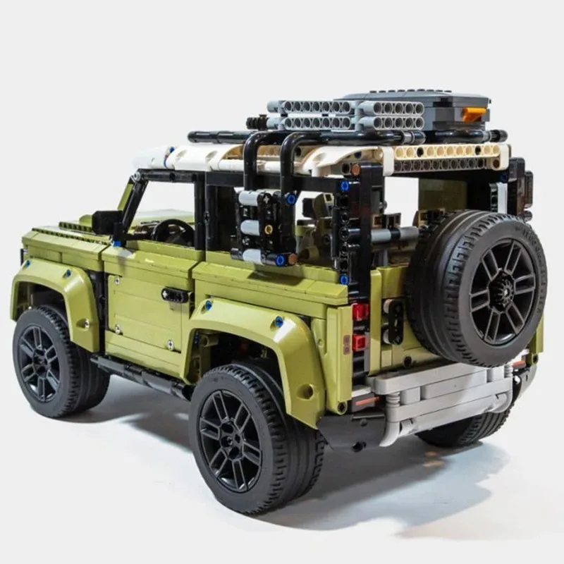 2573PCS Technical 1:8 Land Rover Defender Off-Road Building Blocks SUV Assemble Bricks Vehicle Toys Gift For Children Kids