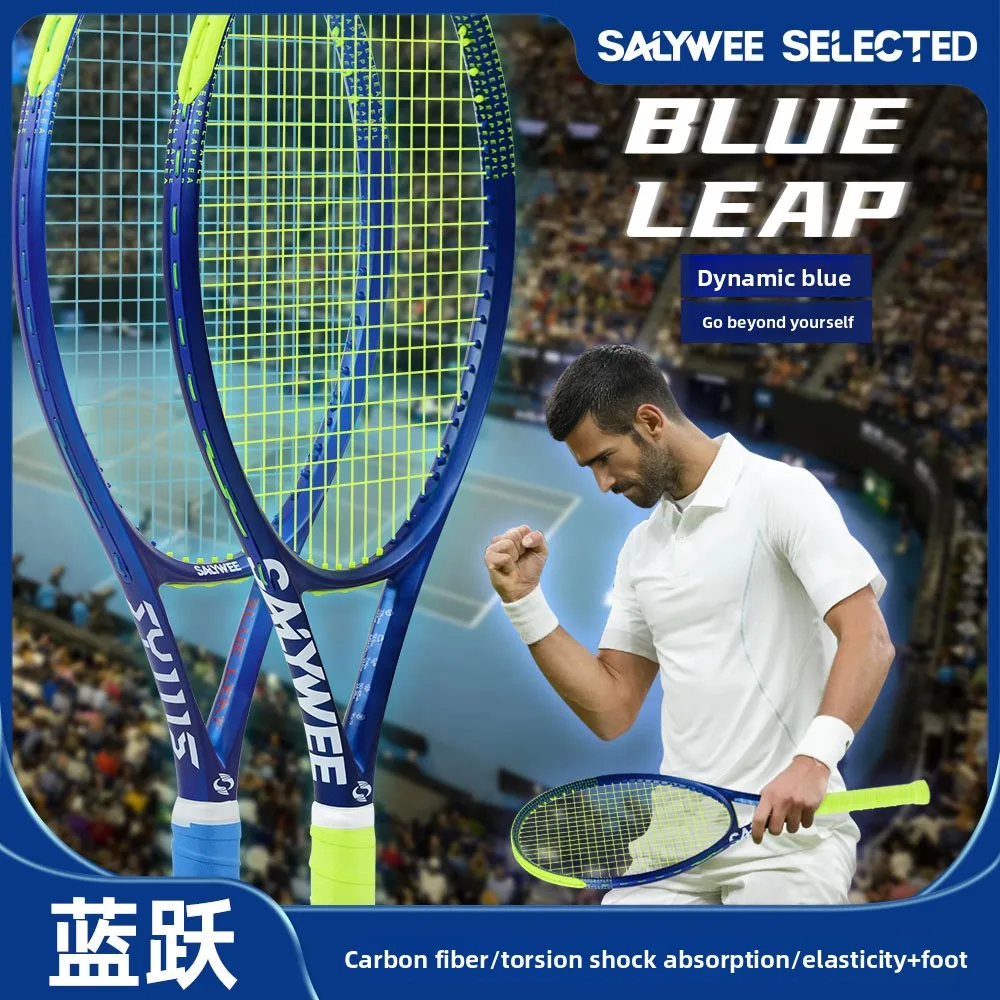 

Tennis Racket Black Professional Tennis Racquet Carbon Tenis Padel With Bag Overgrip Dampener Raquete De Tenis