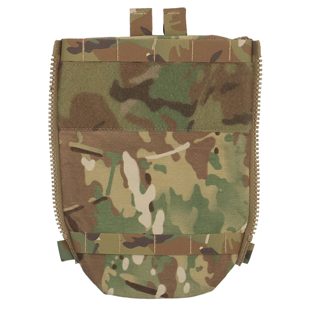 V5 FCPC Tactical Vest Backplate Supplement Sub-package Water Bag Double Zipper Military Map Bag Hunting Airsoft Vest Accessories