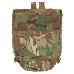 V5 FCPC Tactical Vest Backplate Supplement Sub-package Water Bag Double Zipper Militar Map Bag Hunting Airsoft Vest Accessories