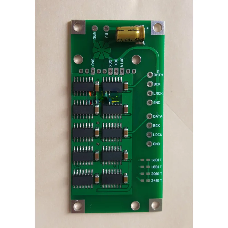 NOS DAC/I2S Format NOS Decoder Shifter Board and I2S Data Conversion Right Justified Format