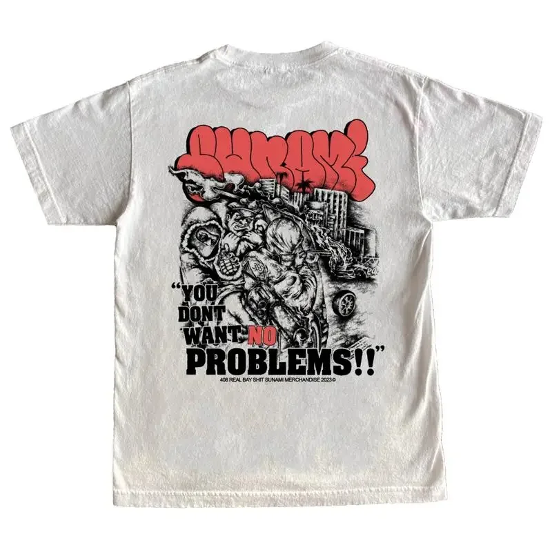 Sunami White T Shirt All Size S 345Xl For Fans 5Hrc115