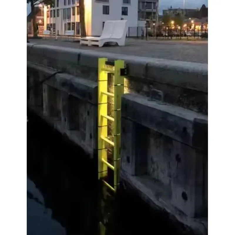 Durable 316 Stainless Steel Galvanized Staircase for Marine Seaport Emergency Dock Ship Metal Building Materials Wholesale