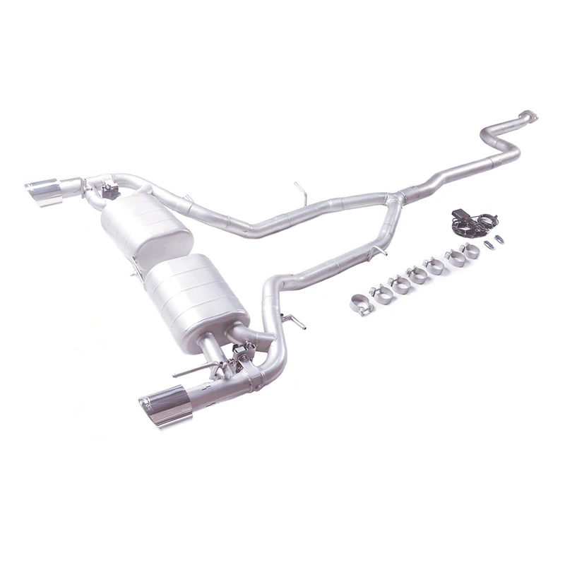 [Custom product] For Camaro Hornet 2.0T stainless steel Catback with valve exhaust system silencer