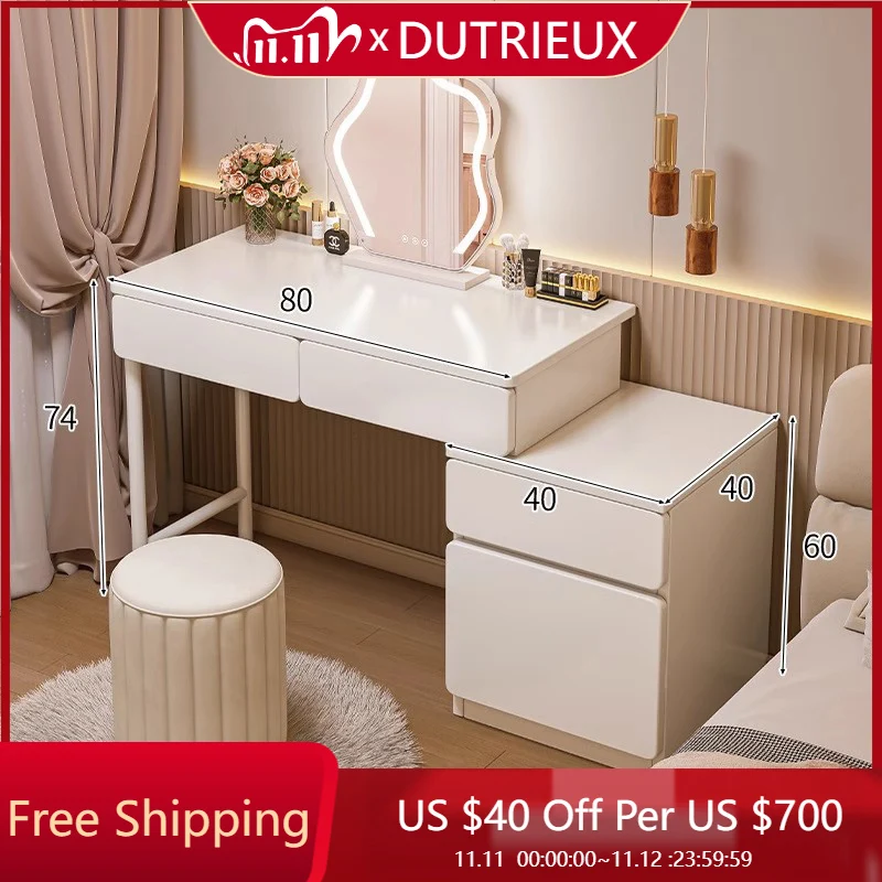 

Cosmetics Beauty Dressing Table Bedroom Makeup Drawers Storage Mobile Vanity Table Living Room Vestidores Lounge Suite Furniture