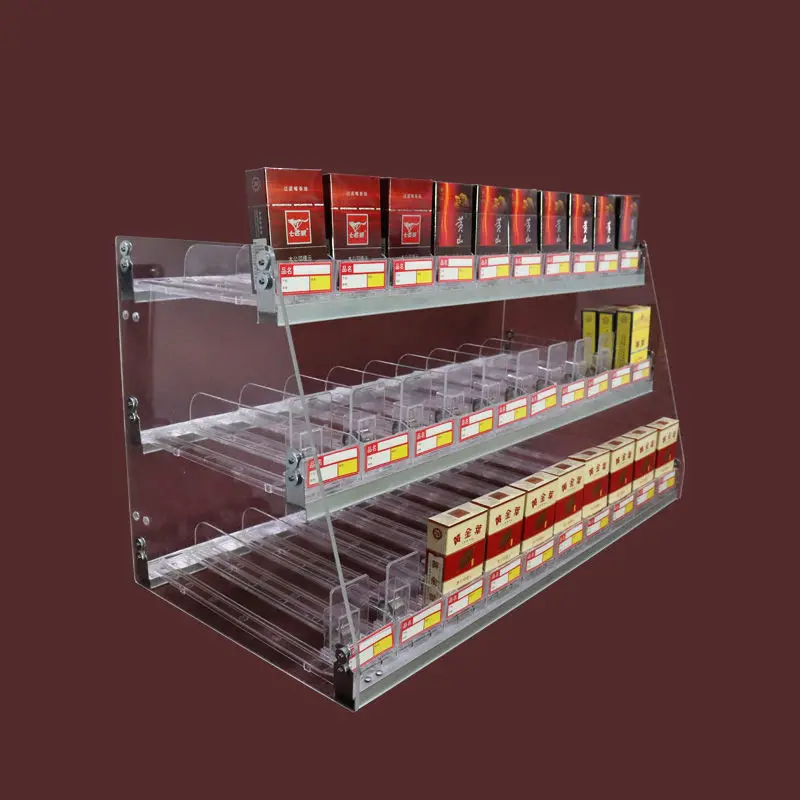 kundenspezifisch. [1723 Repurchases] Automatisches Push-Display-Rack, Thekenkast, Convenience-Store, Supermarke