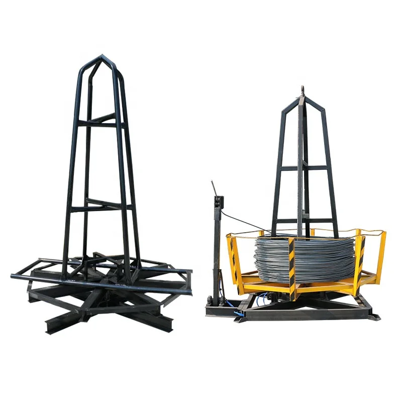 Decoiler Reel Wire Holder Pay off  for Automatic Rebar Bending Machine