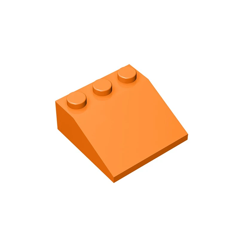 Gobricks 10PCS Bricks ROOF TILE 3X3/25 compatible with 4161 children\'s Assembles Building Blocks Technical Parts Creative Toys