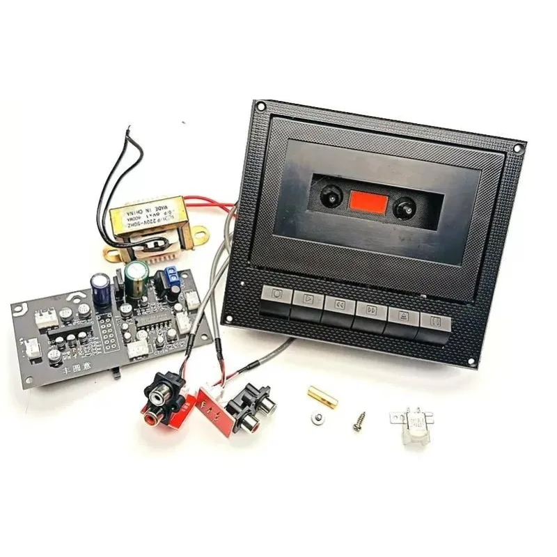 TA7668 Stereo Tape Recorder Head Front Amplification Board DIY Kit Card Base Recorder