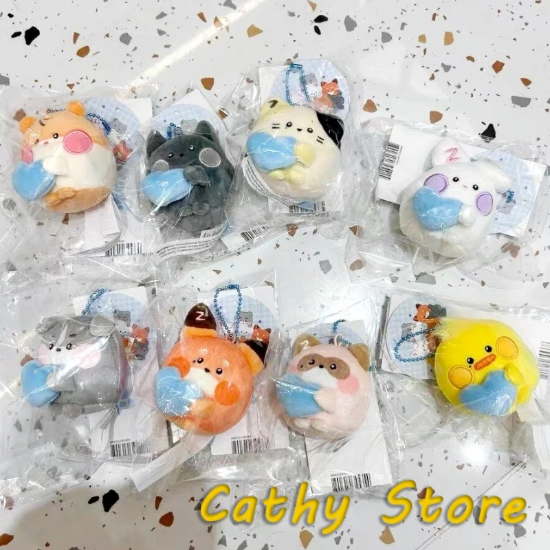 

Плюшевая кукла-брелок Zeroni Fluffy Wonderland в виде сердца, мультяшный персонаж, круглая кукла, магнитный кулон, брелок-шарм, сувенир с изображением звезды, подарки-сюрпризы