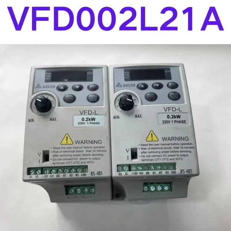 Second-hand test OK VFD002L21A frequency converter