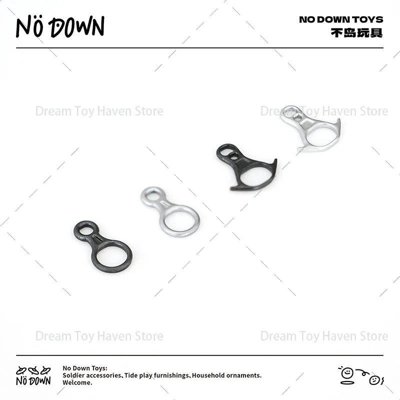 ห่วงคาราไบเนอร์ขนาด 1/12 / ห่วงแปดเหลี่ยม / ห่วงยึด อุปกรณ์เสริมทางยุทธวิธีสำหรับทหาร เหมาะสำหรับฟิกเกอร์แอคชั่นขนาด 6 นิ้ว