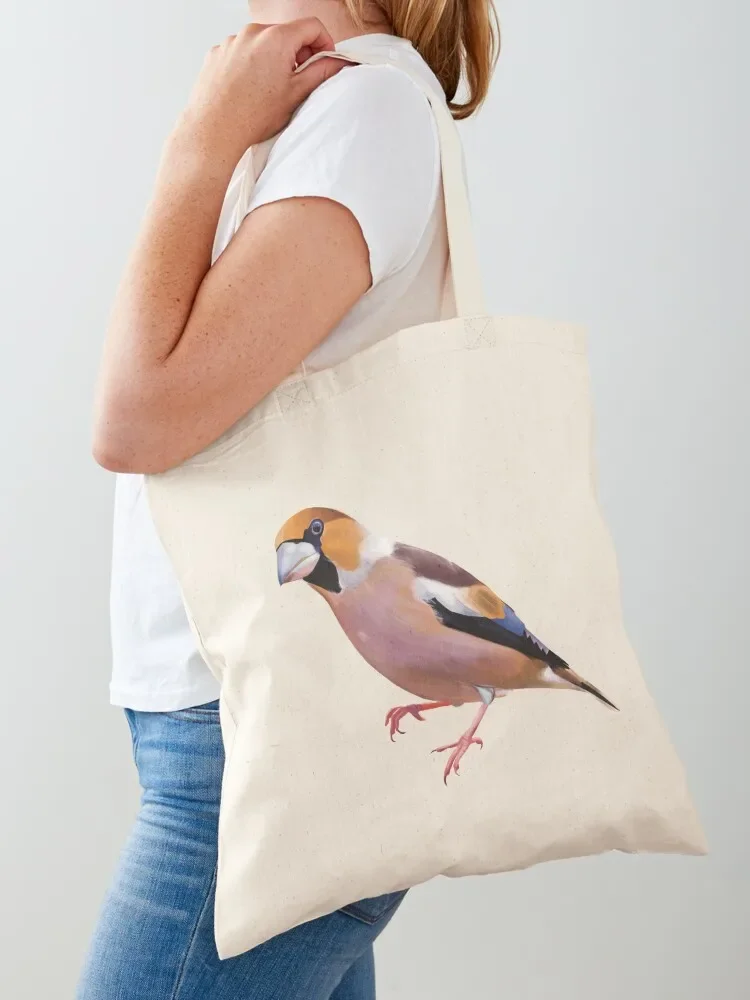 

Grosbeak bird Tote Bag Fabric bag cute pouch bag Large bags for women canvas tote bags