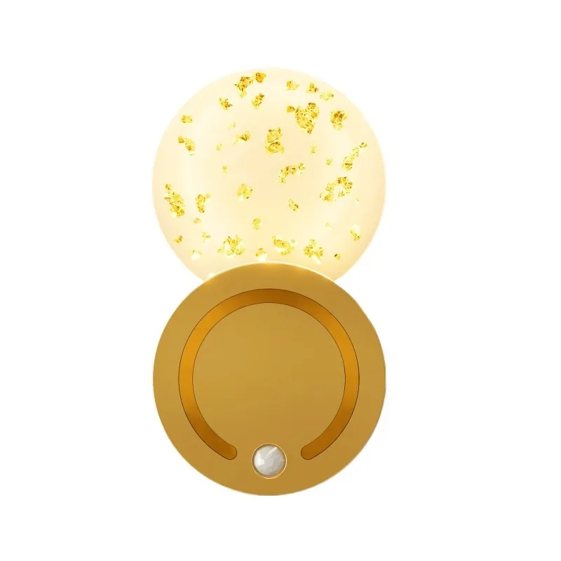 For Acrylic Bedroom Bedside Night Light, Rechargeable Led Induction Ambient Light