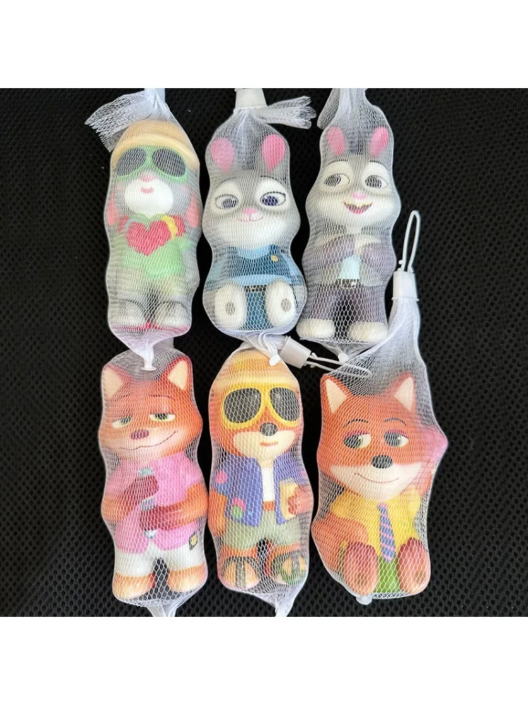 Zootopia – jouets de décompression de figurines de dessin animé, poupée Judy Nick, ornements Kawaii, jouet anti-Stress à rebond lent, cadeau d'anniversaire pour enfants