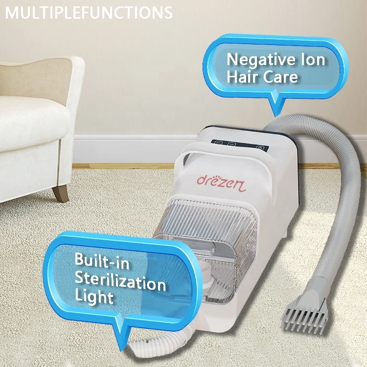 7 In1 Powerful Multifunction Rechargeable Grooming Vacuum Kit Pet Hair Removal Suction Device Clipper Cats Dogs Bathing Cleaning
