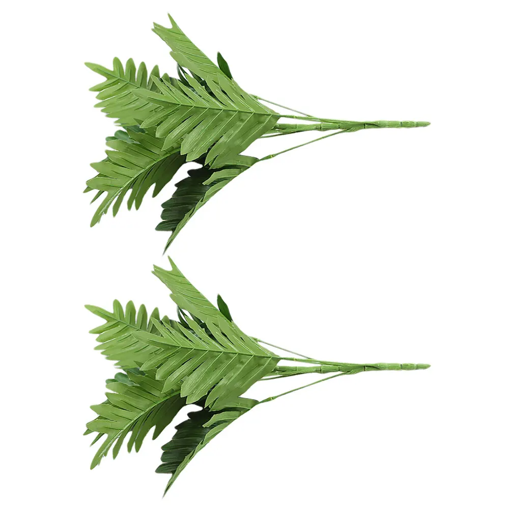 

2pcs Artificial Plant Simulation Folium Cycas 9 Fork Decor Simulated Branch Flower Arrangement Plants Realistic Home