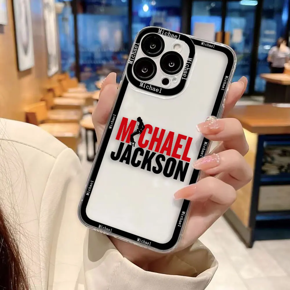 Singer M-Michael J-Jackson Handyhülle für iPhone 17 16 15 11 12 14 13 Pro Max Mini XS X XR 7 Plus 17E Stoßfeste Silikonhülle – Detail 2