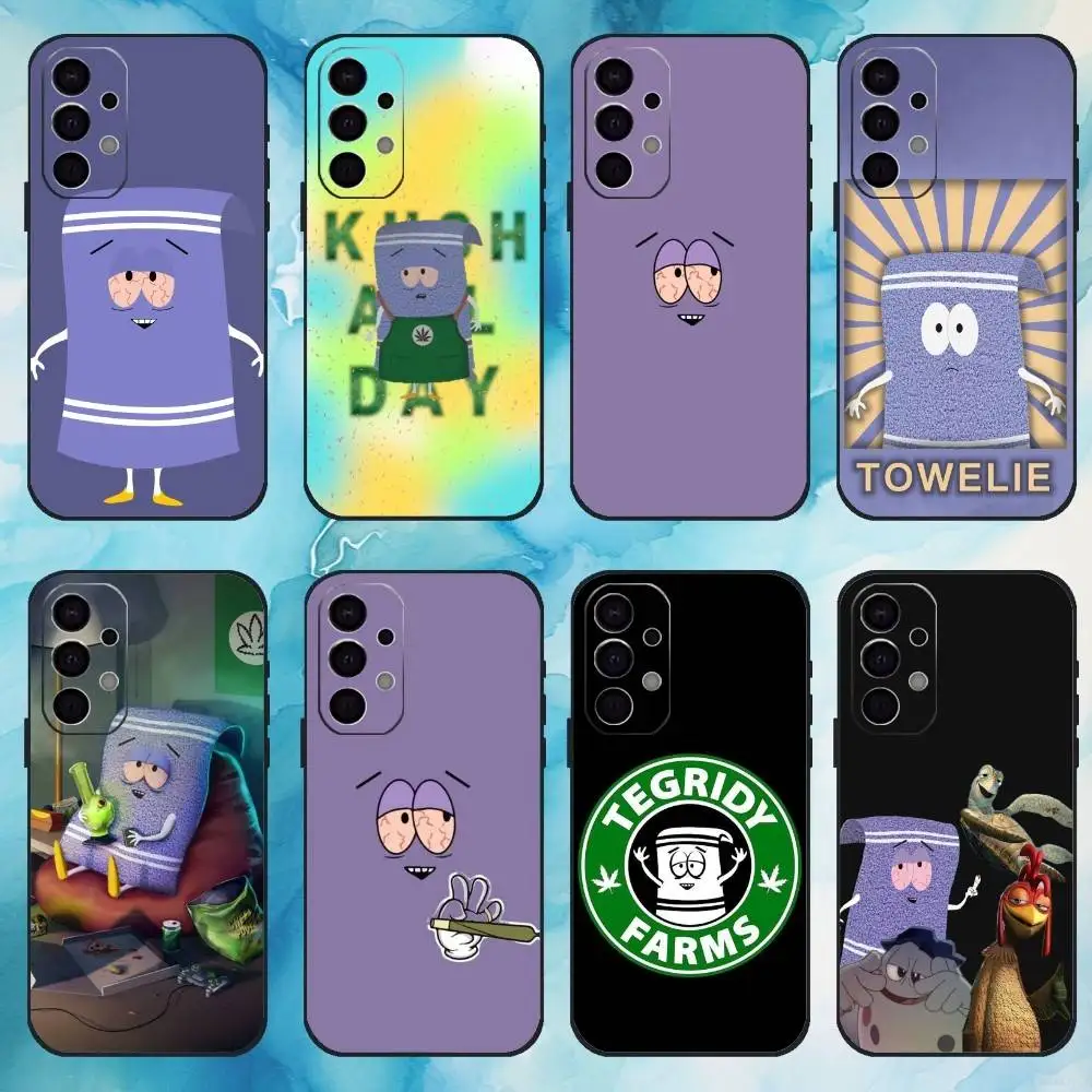 

S-South Park T-Towelie Phone Case For Samsung Galaxy A73,A72,A71,A70,A53,A52,A51,Others Soft Black Cover