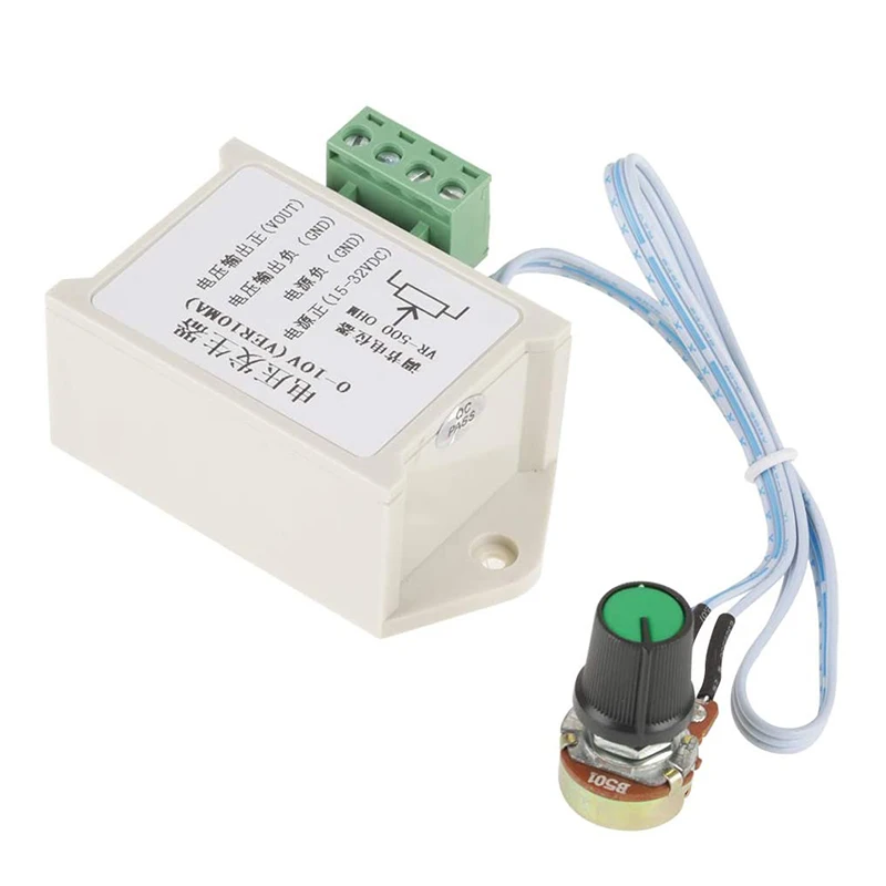 Módulo Gerador de Sinal de Tensão Analógico Ajustável, Usado para PLC, MCU, Controlador Industrial, DC, 0-10V, 10MA