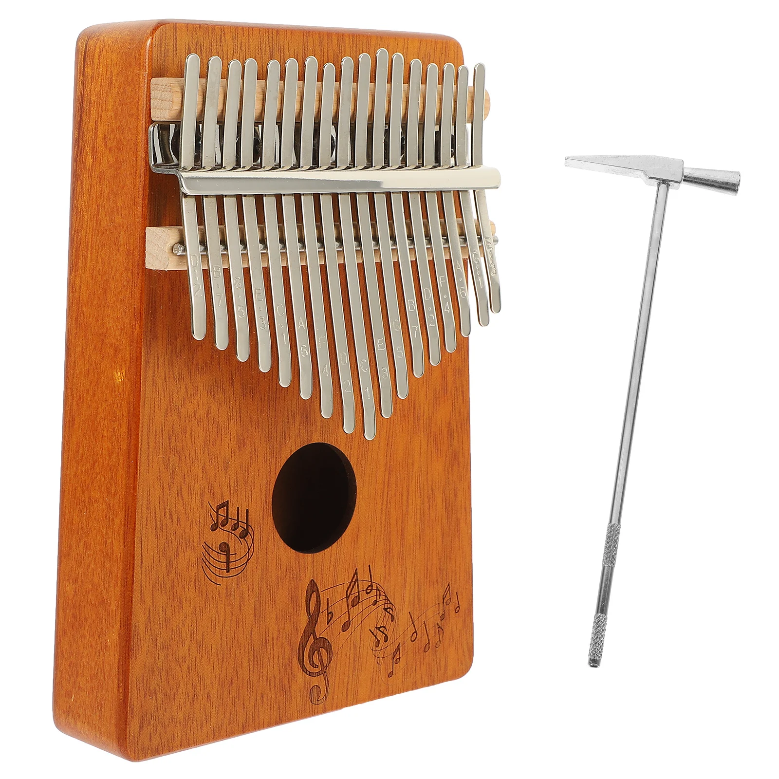 

Kalimba Thumb Home 17-key Piano Small Instrument Creative Beginner Finger 17-tone for Beginners