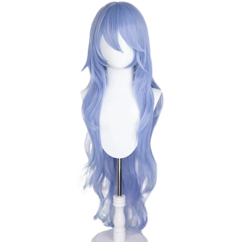 Hochwertige Anime Ayanami Rei lange Cosplay Perücken lange hellblaue hitze beständige Haare Halloween Party Perücken