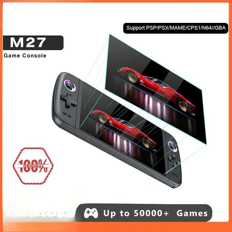 Best-Selling M27 Handheld Game Console – 7-Inch Horizontal HD Screen Portable Gaming Device