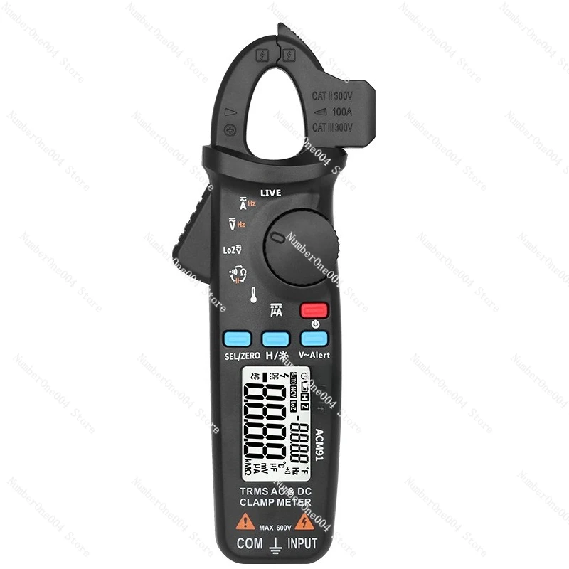 

ACM91 Clamp Meter - True RMS Multimeter w/ Capacitance Test, AC/DC Current & Voltage