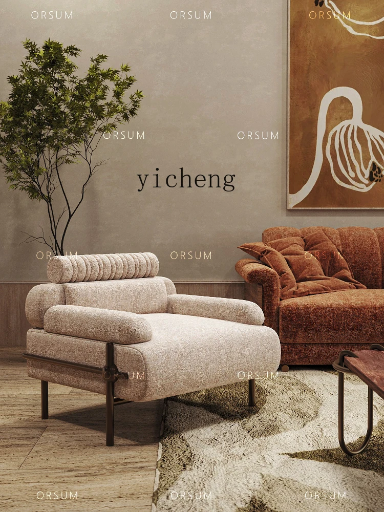 U1  original Gna sofa single sofa simple medieval creative fabric leather model
