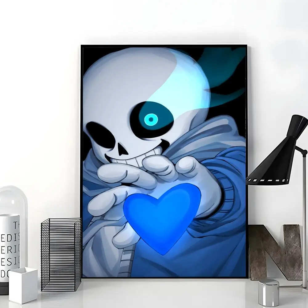 Game U-Undertale Poster Paper Print Home Living Room Bedroom Entrance Bar Cafe Art Painting Decoration