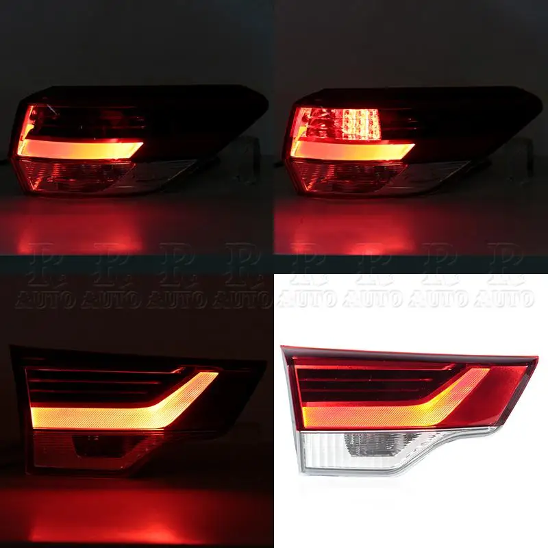 Car Tail Light Assembly Rear Stop Brake Lamp Reversing Fog Lamp Turn SIgnal Light Tail Lamp For Toyota Highlander 2017 2018 2019